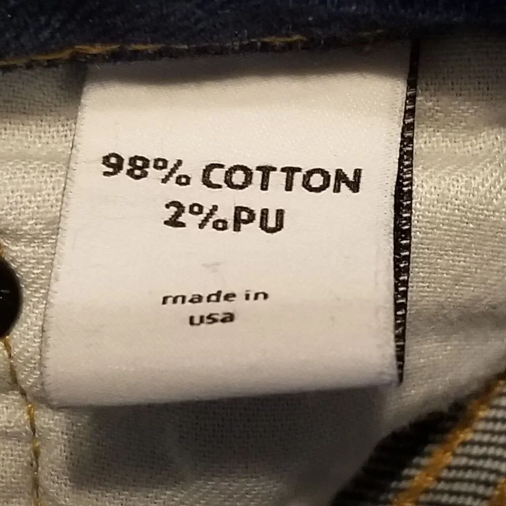 Askk NY Jeans Women Size 27 Straight Leg Stretch Denim Button Fly USA (30x27.5)